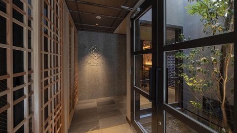 Interior entrance