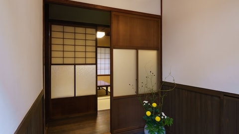 Interior entrance