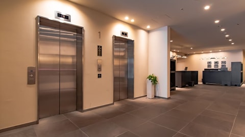 Interior entrance
