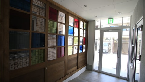 Interior entrance