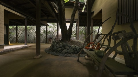Interior entrance
