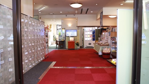 Interior entrance