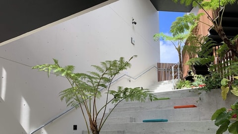 Interior entrance