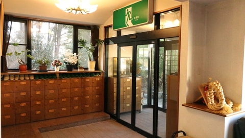 Interior entrance
