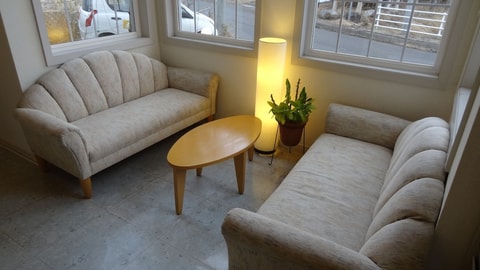 Lobby sitting area