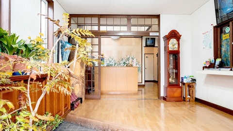 Interior entrance