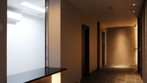 Interior entrance