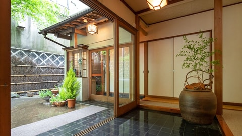 Interior entrance