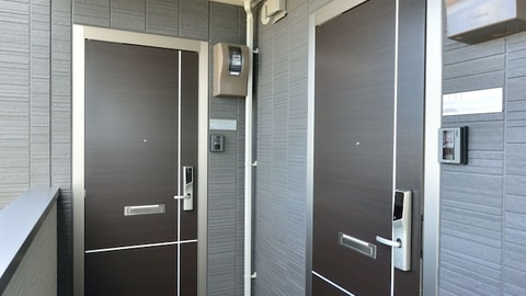 Interior entrance