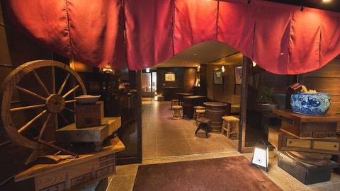 Interior entrance