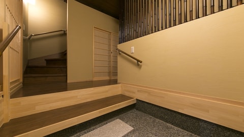 Interior entrance