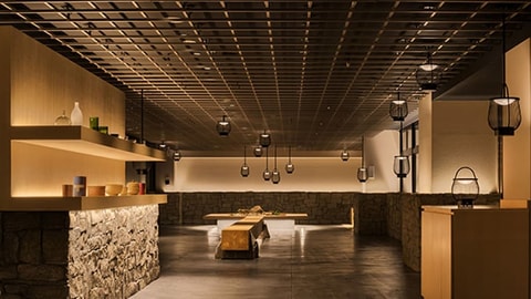 Interior entrance