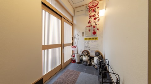 Interior entrance