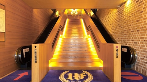 Interior entrance