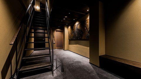 Interior entrance