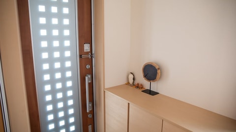 Interior entrance