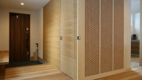 Interior entrance