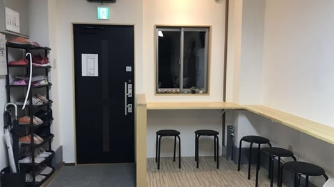 Interior entrance