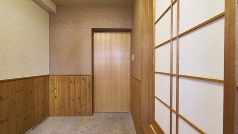 Interior entrance