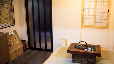 Interior entrance