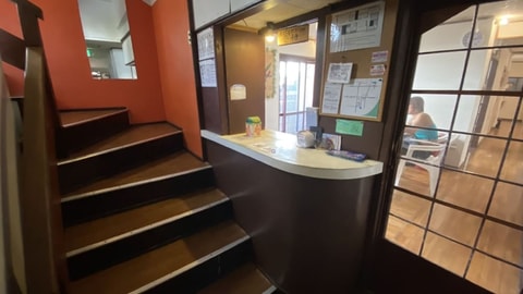 Interior entrance