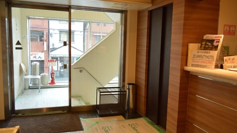 Interior entrance