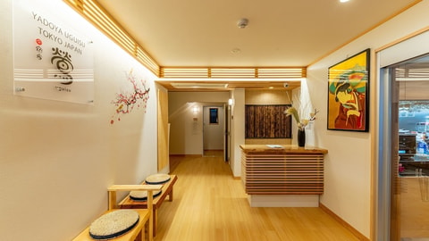 Interior entrance