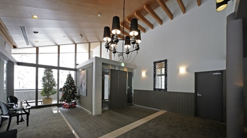 Interior entrance