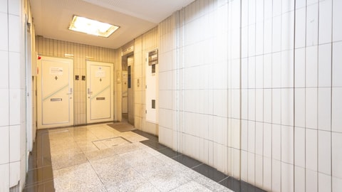 Interior entrance
