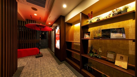 Interior entrance