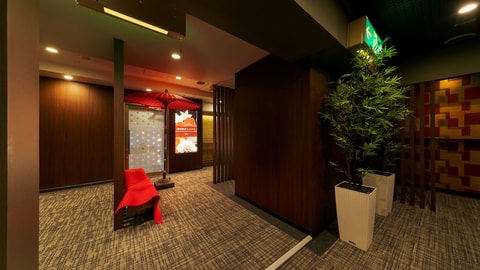 Interior entrance