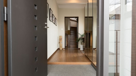 Interior entrance
