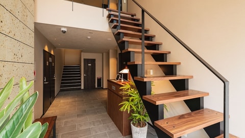 Interior entrance