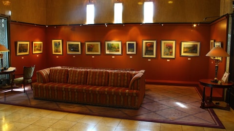 Lobby sitting area
