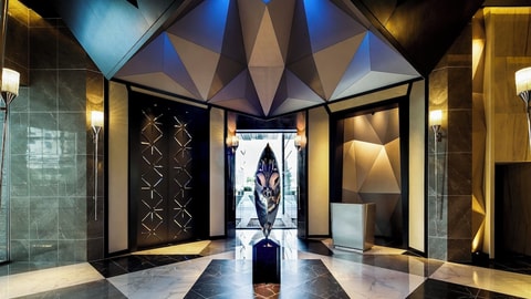 Interior entrance