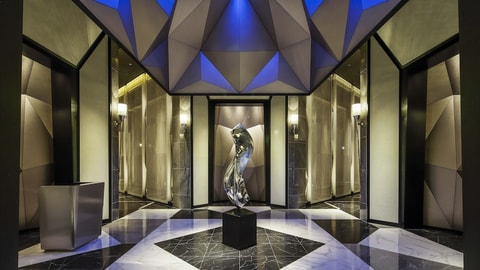 Interior entrance