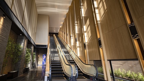 Interior entrance