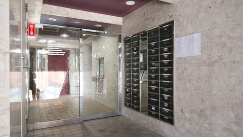 Interior entrance
