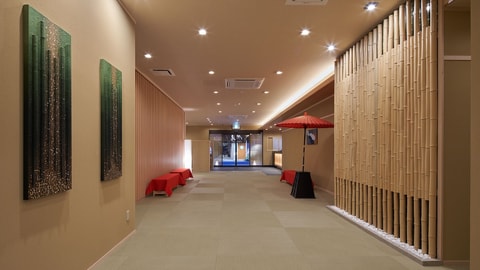 Interior entrance
