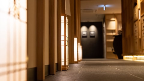 Interior entrance
