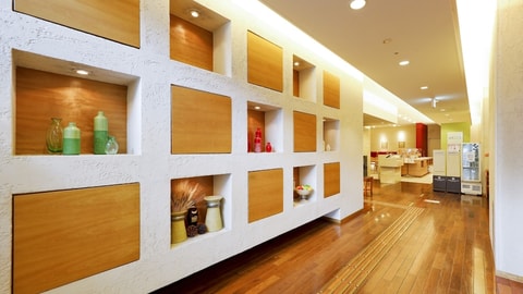 Interior entrance