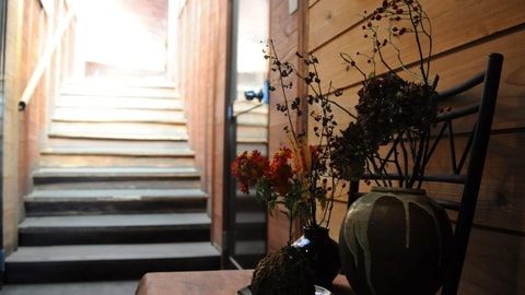 Interior entrance