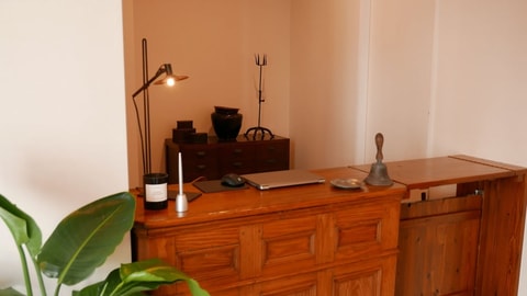 Interior entrance
