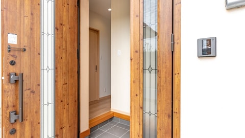 Interior entrance