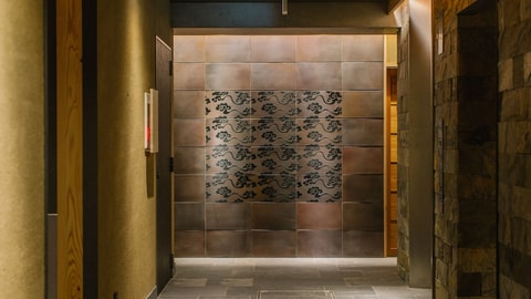 Interior entrance