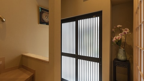 Interior entrance