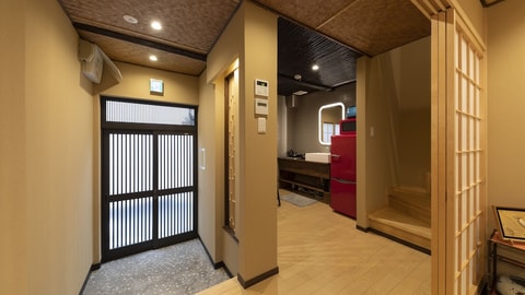 Interior entrance