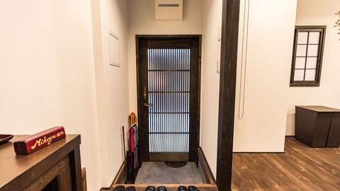 Interior entrance