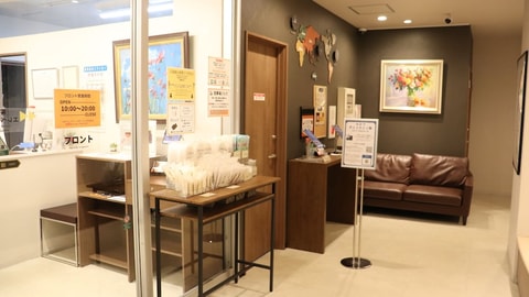 Interior entrance