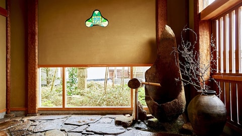 Interior entrance